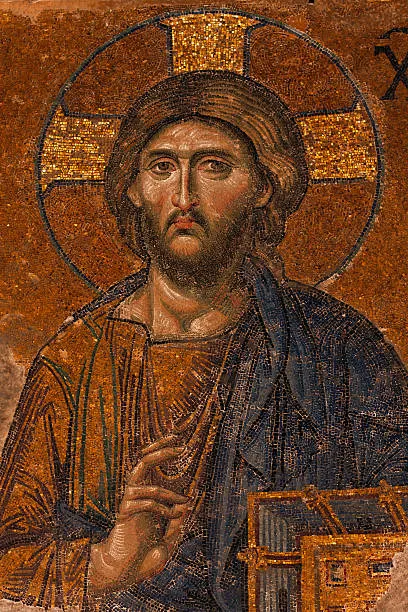 Mosaico bizantino de Jesus Cristo